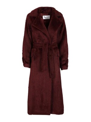 Max Mara: Lange Mäntel - Langer Mantel - Dunkelrot
