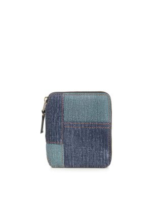 COMME DES GARCONS: wallets & purses - Zip-Around Patchwork Wallet