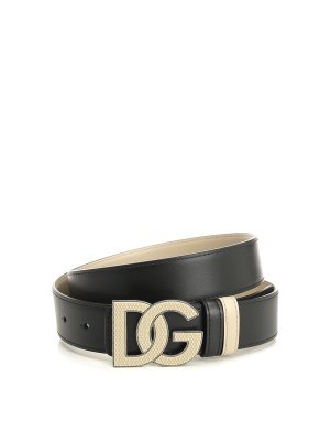 DOLCE & GABBANA: Cinturones - Cinturón - Negro