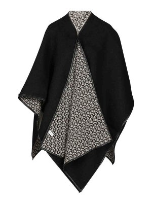 SALVATORE FERRAGAMO: Estolas y chales - Estola - Negro
