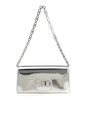 SALVATORE FERRAGAMO: clutches - Double Gancini Chain Mini Bag