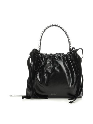 JIMMY CHOO: borse a tracolla - Mini borsa con coulisse