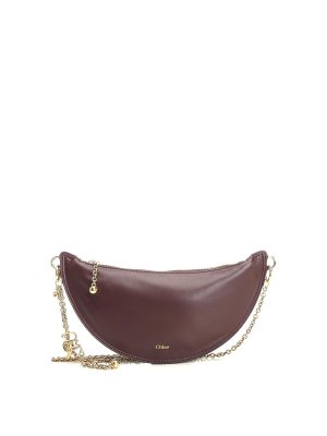 CHLOE': Schultertaschen - Schultertasche - Dunkelrot