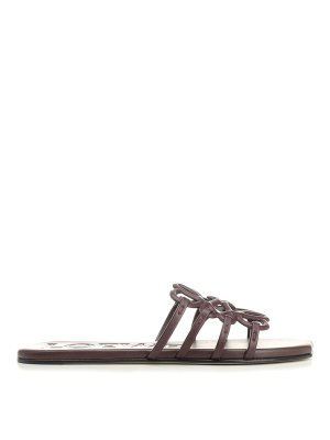 LOEWE: sandals - Slide Anagram Petal