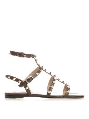 VALENTINO GARAVANI: sandals - Rockstud Low Sandal
