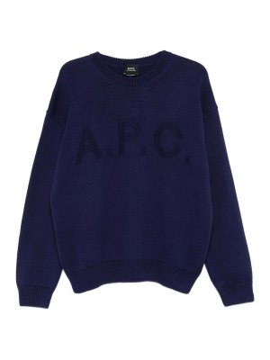 A.P.C.: クルーネック - クルーネック - ブルー