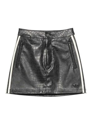 Adidas Originals: ニーレングススカート＆ミディ丈 - 膝丈/ミディスカート - 黒