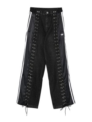 Adidas Originals: Jeans Rectos - Vaqueros Rectos - Negro