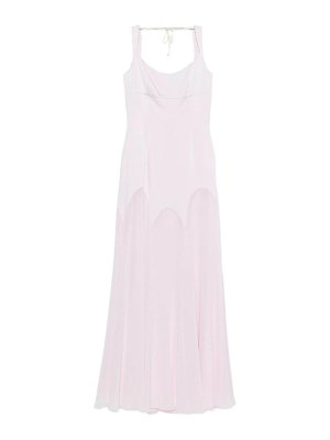 ALEXANDER MCQUEEN: ニーレングスドレス - 膝丈ドレス - ヌードカラー