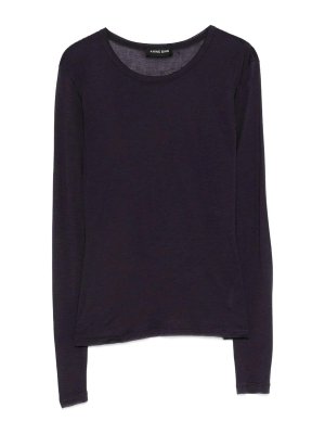 ANINE BING: T-shirts - T-Shirt - Bleu