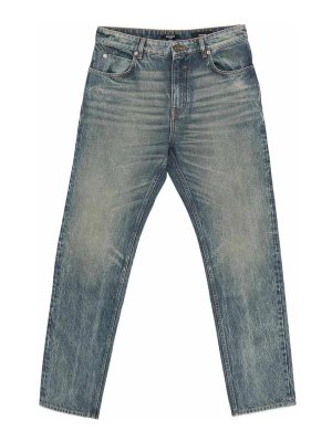 Balmain: straight leg jeans - Jeans