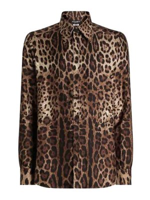 DOLCE & GABBANA: シャツ - シャツ - ブラウン