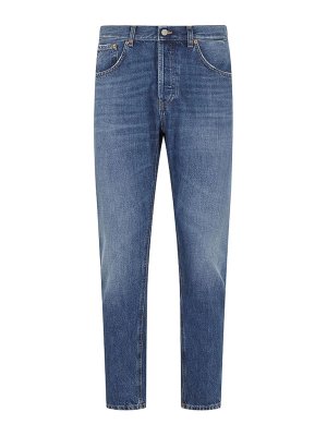 DONDUP: ストレートジーンズ - ストレートジーンズ - ブルー