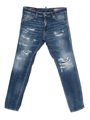 DSQUARED2: ストレートジーンズ - ストレートジーンズ - ブルー