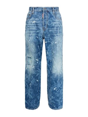 DSQUARED2: straight leg jeans - Jeans