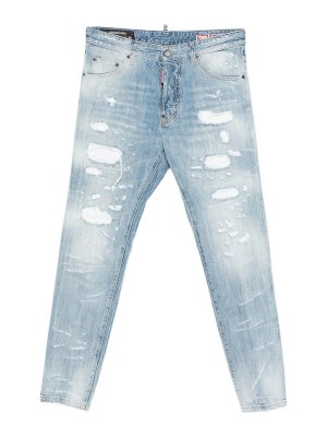 DSQUARED2: Jeans Rectos - Vaqueros Rectos - Azul
