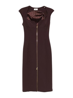 ELISABETTA FRANCHI: knee length dresses - Dress