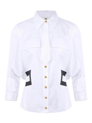 ELISABETTA FRANCHI: Camisas - Camisa - Blanco