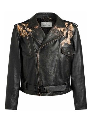 ETRO: leather coats - Leather