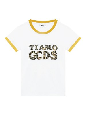 GCDS: T-shirts - T-Shirt - Weiß