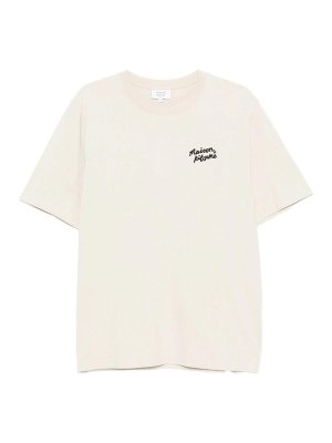 MAISON KITSUNÉ: T-shirts - T-Shirt - Beige