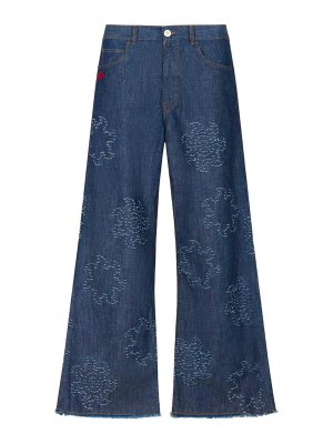 Marni: Jeans Rectos - Vaqueros Rectos - Azul