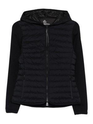 MONCLER: Kurze Daunenjacken - Daunenjacke - Schwarz