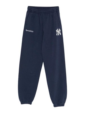 SPORTY & RICH: スウェットパンツ - トラックスーツ ボトムス - ブルー
