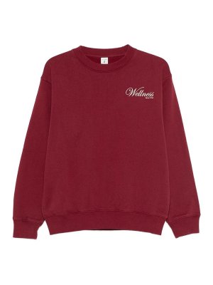 SPORTY & RICH: クルーネック - クルーネック - 赤