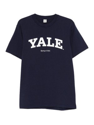 SPORTY & RICH: Tシャツ - Tシャツ - ダークブルー