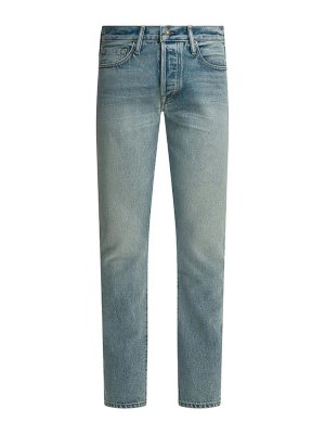 TOM FORD: Jeans Rectos - Vaqueros Rectos - Azul