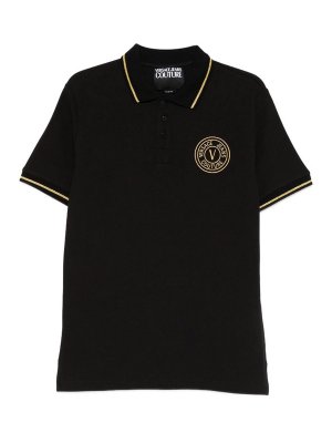 Versace Jeans Couture: Pull col rond - Pull Col Rond - Noir