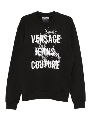 Versace Jeans Couture: スウェット＆セーター - スウェットシャツ/セーター - 黒