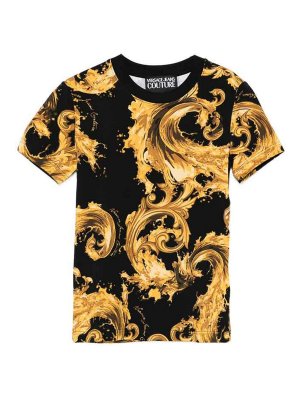 Versace Jeans Couture: T-shirts - T-Shirt - Noir