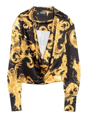 Versace Jeans Couture: Chemises - Chemise - Noir