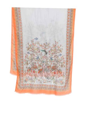 ETRO: スカーフ - スカーフ - オレンジ