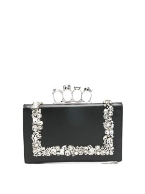 ALEXANDER MCQUEEN: ショルダーバッグ - ショルダーバッグ - 黒