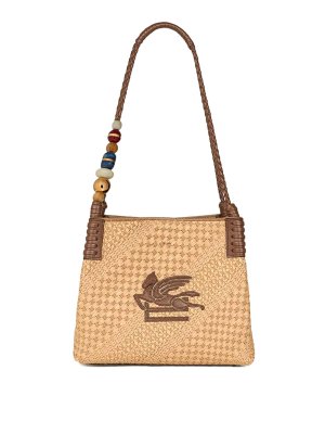 ETRO: ショルダーバッグ - ショルダーバッグ - ベージュ