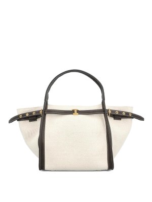 TOD'S: Handtaschen - Shopper - Weiß