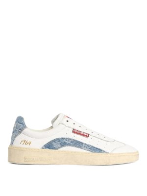 DSQUARED2: Chaussures de sport - Baskets - Blanc
