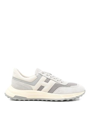 HOGAN: Chaussures de sport - Baskets - Gris