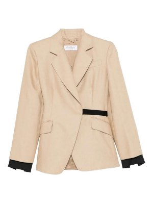 Max Mara: Blazer - Blazer - Blanco
