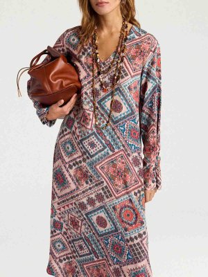 MOMONI: Vestidos media pierna - Vestido Midi - Multicolor