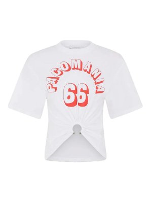 RABANNE: Camisetas - Camiseta - Blanco