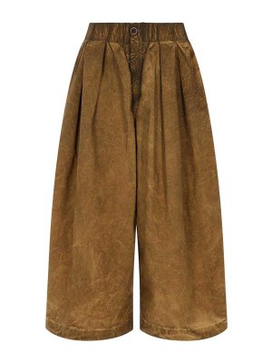 UMA WANG: カジュアルトラウザー - カジュアルパンツ - イエロー