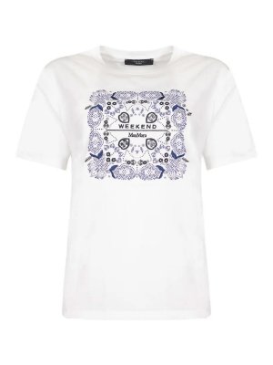 WEEKEND MAX MARA: T-shirts - T-Shirt - Weiß