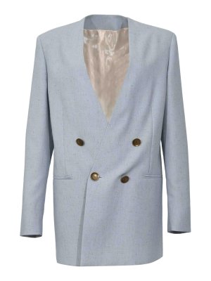 ALBERTA FERRETTI: ブレザー - ブレザー - ブルー