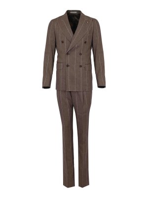 CORNELIANI: Knielange Kleider - Knielanges Kleid - Braun