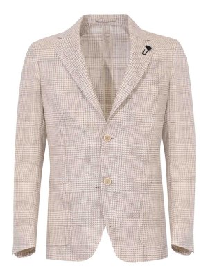 LARDINI: ブレザー - ブレザー - ベージュ