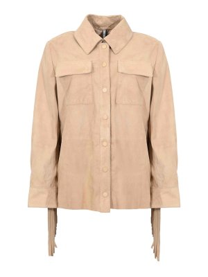 LIVIANA CONTI: giacche in pelle - Giacca-Camicia Malcom